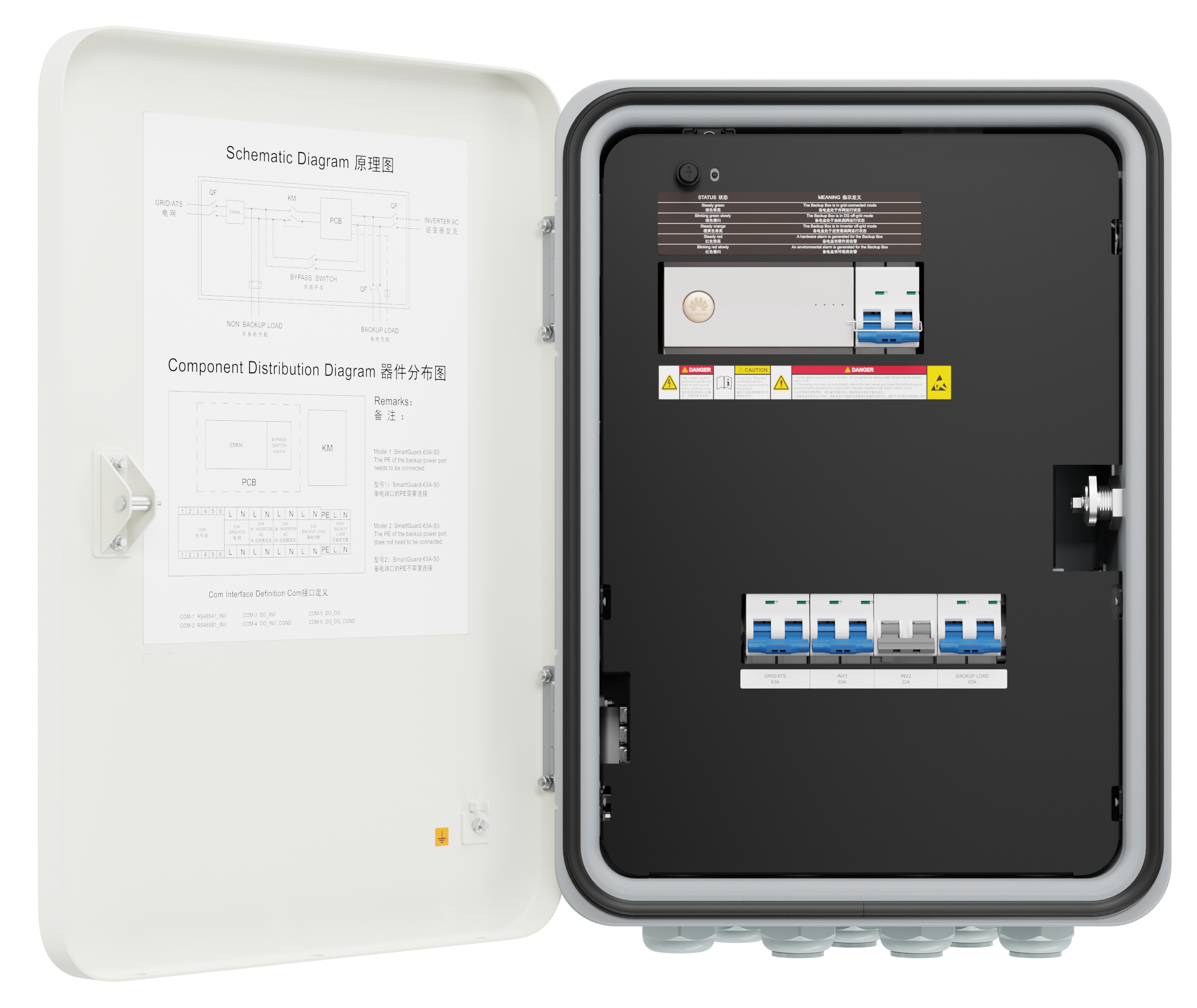 Huawei - Boîte de Sauvegarde "Backup Box" d'ilotage SmartGuard Monophasé