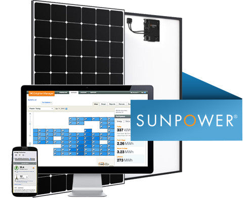 Panneau solaire - SunPower - Maxeon 5 - 410Wc Panneau AC avec micro-onduleur IQ7A intégré