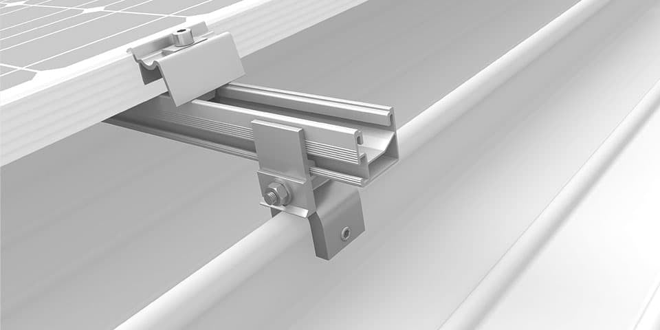 Fixation - K2 - Pinces à joint debout pour toiture en Zinc SingleRail Joint debout double 7 mm