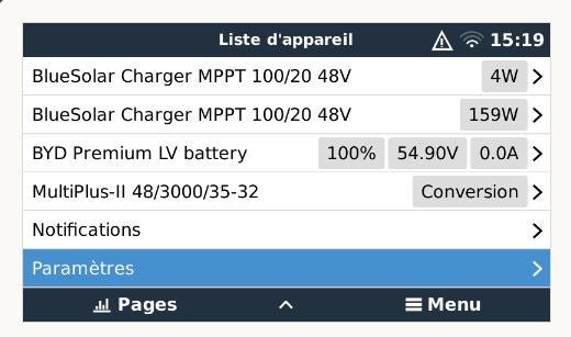 Supervision Et Gestion Panneau Solaire - VICTRON ENERGY - Ecran GX Touch 50 pour Cerbo GX