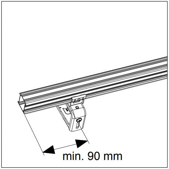 Fixation - ESDEC - Rail de montage Universel 1188 mm