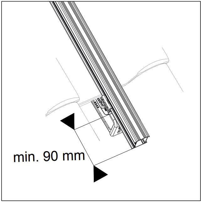 Fixation - ESDEC - Rail de montage universel 2338 mm