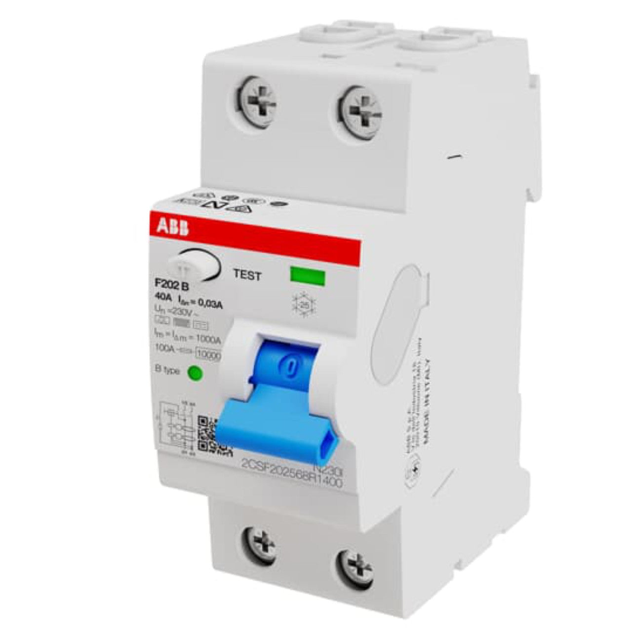 Protection - ABB - Interrupteur différentiel Type B - Mono ou Triphasé 40 A max Triphasé