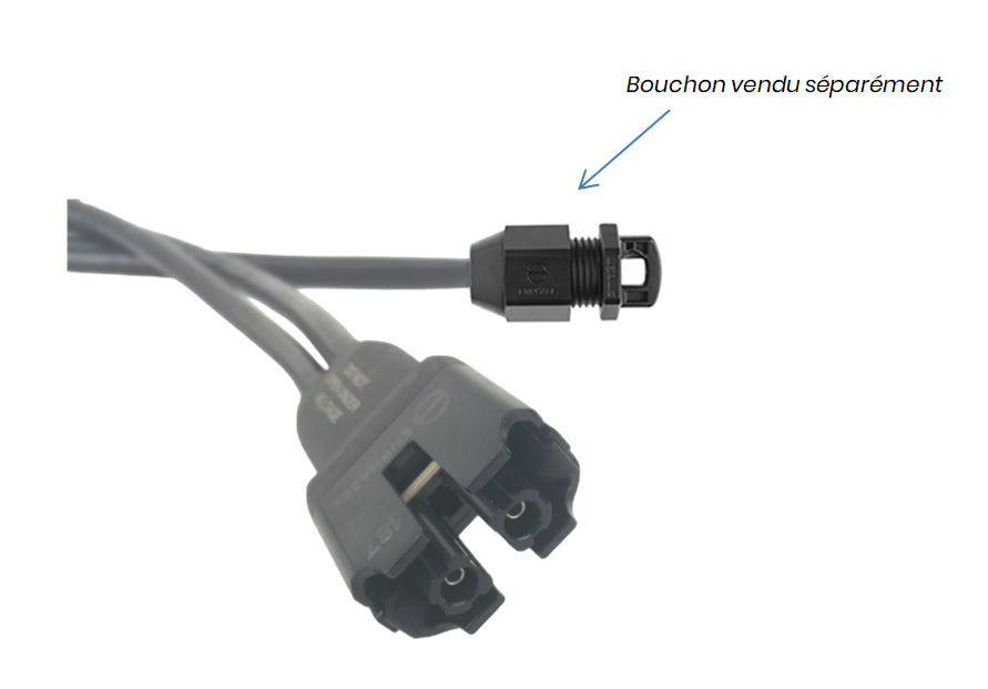 Q Cable AC MONOPHASE Enphase IQ pour micro-onduleur (sans bouchon) 2